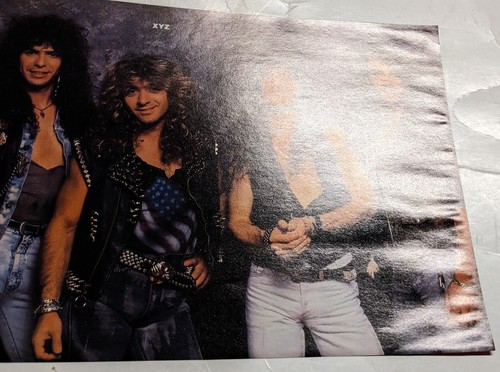 XYZ / TERRY ILOUS / REVISTA DE BANDA DE LOS AÑOS 80 PÁGINA COMPLETA RECORTE DE PÓSTER - Imagen 2 de 2