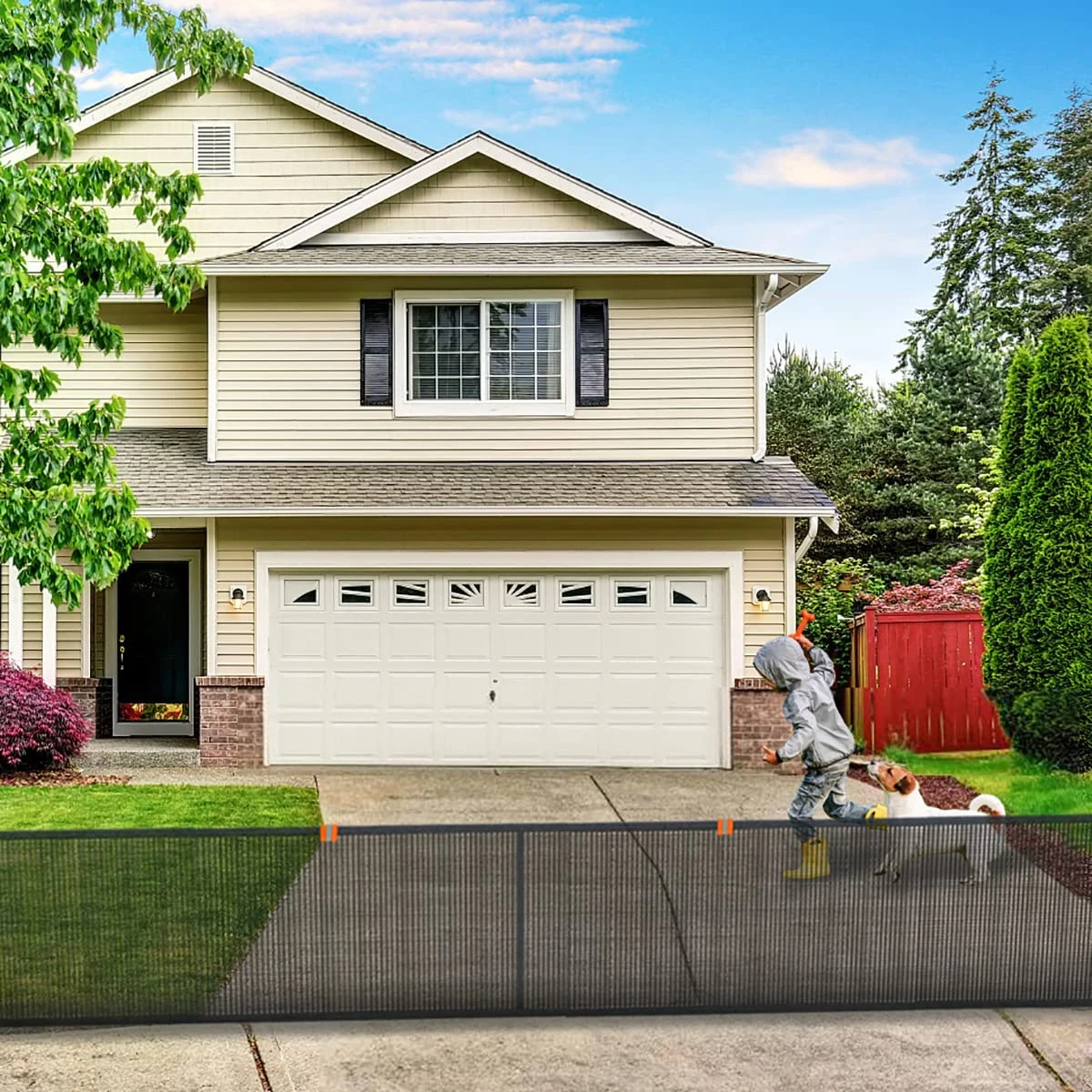 Driveway gate hotsell for kid safety