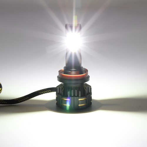 AUXBEAM H11 H9 LED Headlight Bulb High/Low Beam 120W 30000LM 6500K White CANBUS - Picture 2 of 12