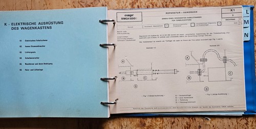 Simca Coupe 1200 S Reparatur-Handbuch, Original! in Deutsch, sehr selten ! - Bild 15 von 17
