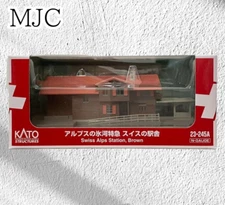 KATO N Scale 23-245A Glacier Express in the Alps Station building in Switzerland