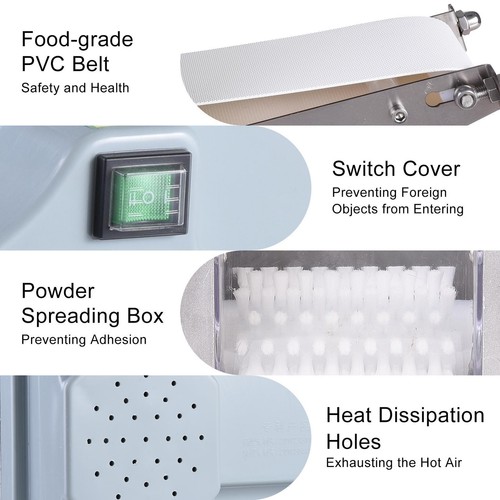 Automatic Dumpling Skin Machine 110V 140W Dumpling Wrapper Maker 60 Pieces/Min - Picture 5 of 12