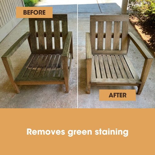 Teak Wood Care Kit Cleaner Brightener Restorer for Outdoor Garden Furniture - Picture 7 of 7