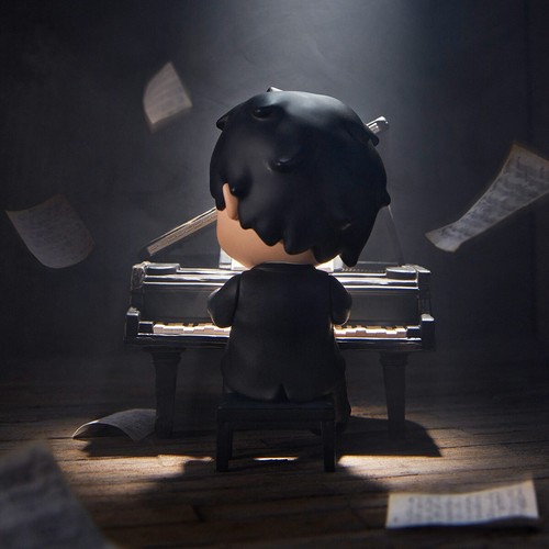 Hirono El Pianista Edición Limitada Figura Diseñador Arte Juguete Auténtico Nuevo - Imagen 5 de 7