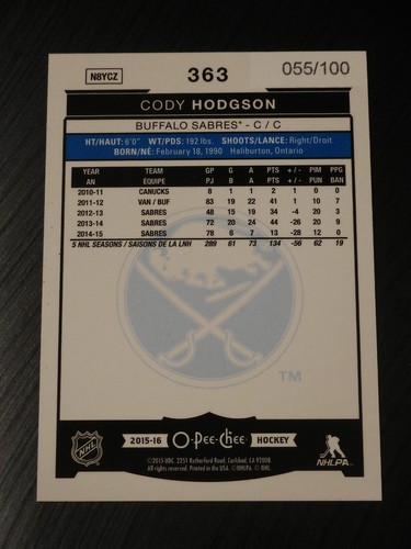 2015/2016 O-Pee-Chee Hockey Black Rainbow/100 1-400 U PICK - Picture 591 of 659