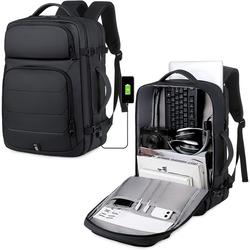 50L Man Women Travel Backpack Laptop Backpack Waterproof Business Bag School Bag - Picture 9 of 11