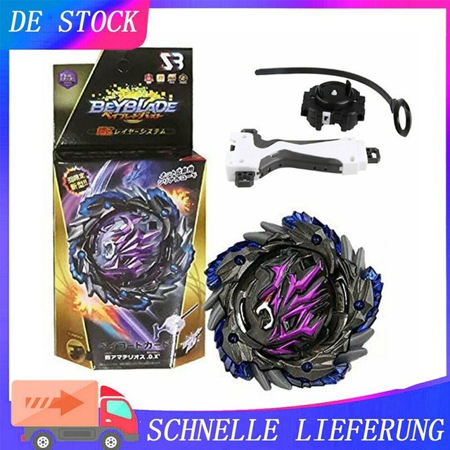 Kreisel + Starter + Grip für Beyblade Burst Arena B-00 Dusk Balkesh Komplett Kreisel + Starter + Grip für Beyblade Burst Arena B-00 Dusk Balkesh Komplett