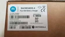 Genuine Motorola 4 Slot Battery Charger For MC40 SACMC40XX4000R New See Pics
