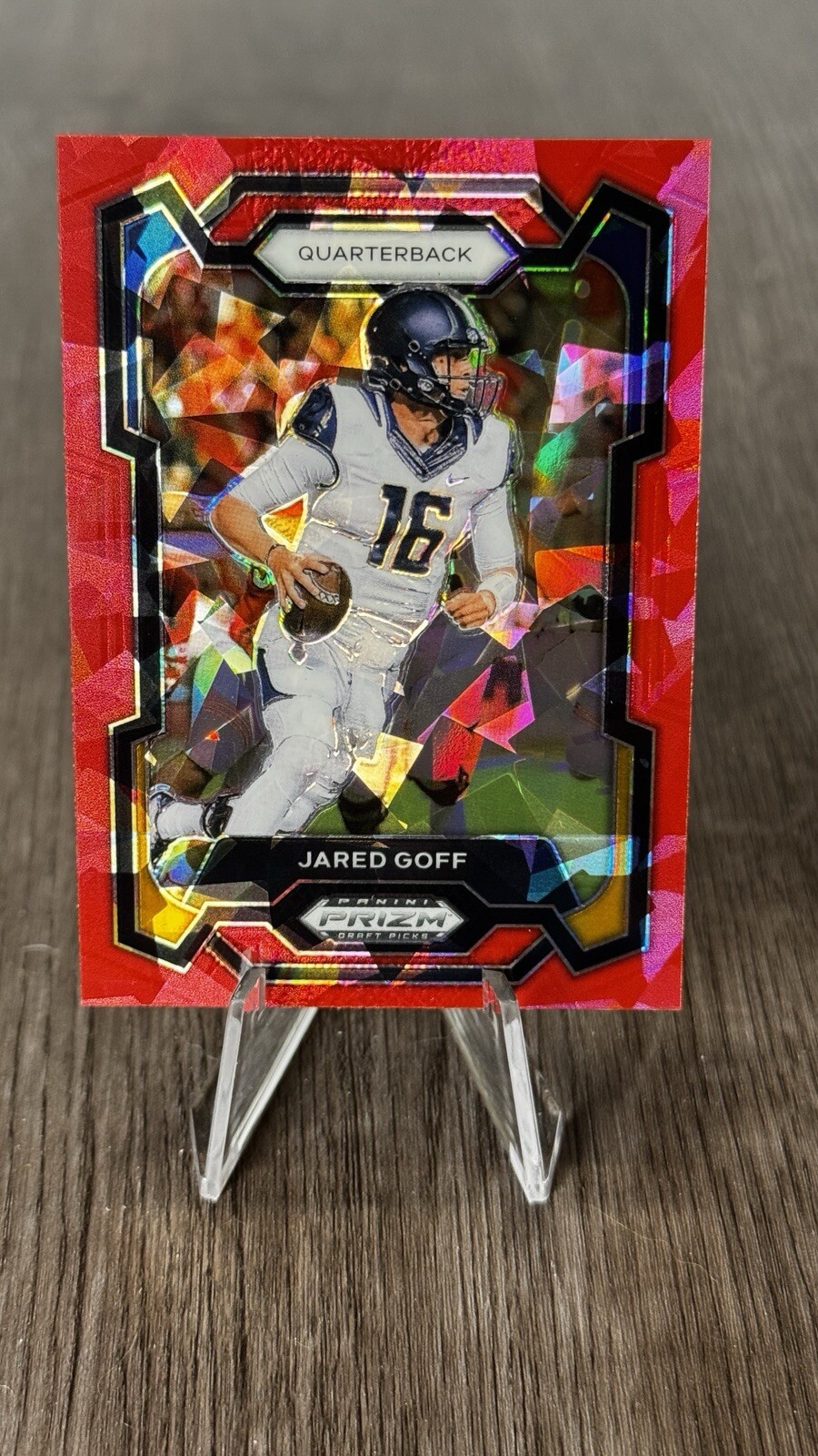 2024 Panini Prizm Draft Picks - Red Ice Prizm #71 Jared Goff
