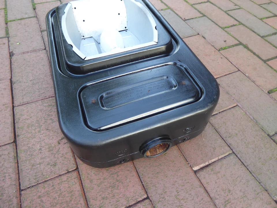 alte Straßenlampe Industrielampe DDR Kofferlampe Hoflampe Industrie Design  - Bild 3 von 4