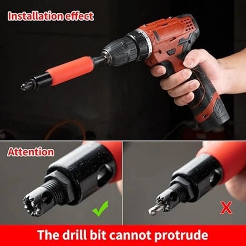 Rivet Removal Tool,POP Rivet Drill Remover,Drill Adapter Rivets Puller for 1/... - Picture 4 of 6