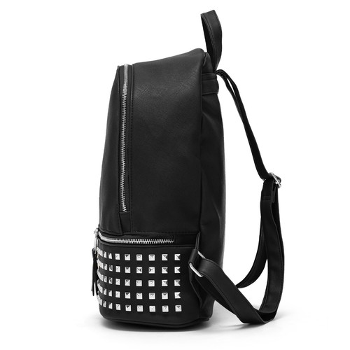 Damenrucksack TWIG OKIN Damen PU-Leder Nieten Rock Urban Casual Rucksack - Bild 30 von 35