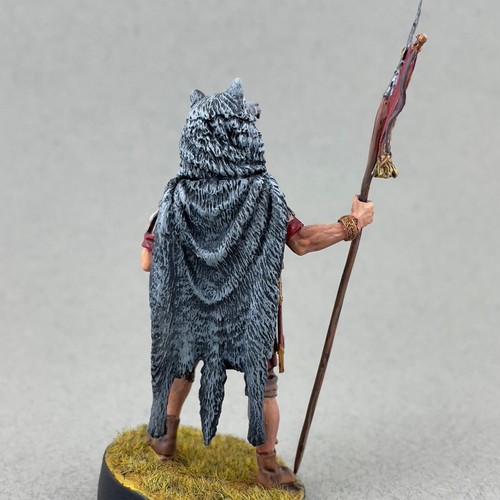 Römische Vexillarius Figur 54mm 1/32, Legio I Adiutrix, bemalte Zinnminiatur - Bild 6 von 10