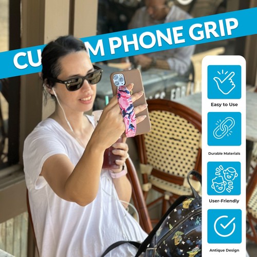 Universal Phone Grip Straps for Secure Handling | Reversible - 第 27/72 張圖片
