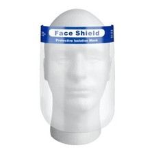 100 Face Shield Reusable Washable Protective Cover Clear Mask Anti-Splash