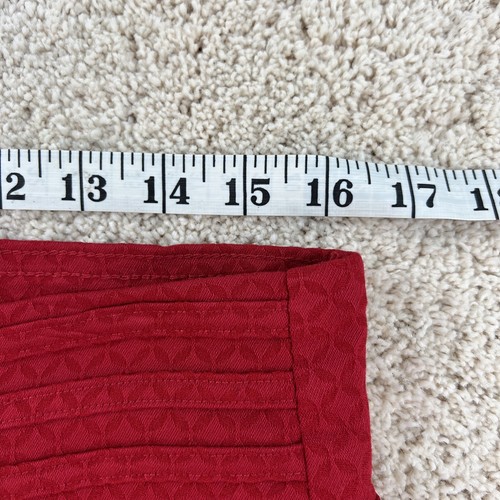 Rafaella Slim Leg Dress Textured Pant Ruby Red Women's Sz 14 MSRP$58 - Picture 6 of 14