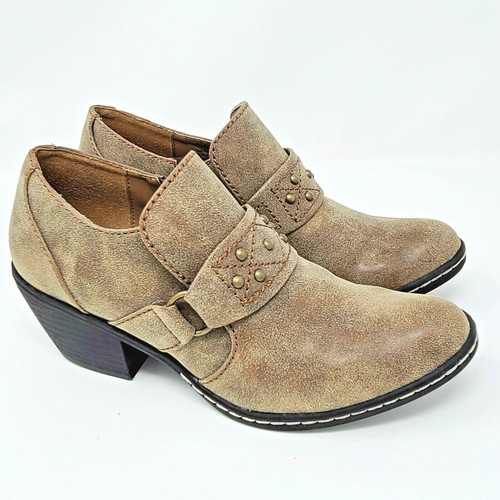 Banana Blues Stella Womens Ankle Boot Size 9.5B, Tan Western Boho Style 740558 - Picture 3 of 7