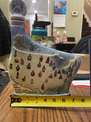 BEAM BOTTLE DECANTER-1971 NATIONAL ASSOCIATION OF BEAM COLLECTORS EMPTY - Picture 2 of 8