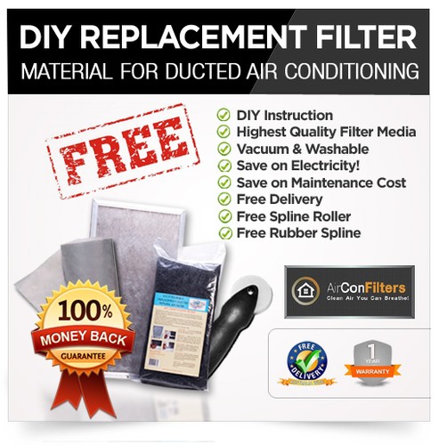 AirConFilters DIY Kits Return Air Conditioner Filter Material-SELECT YOUR SIZE - Picture 23 of 29