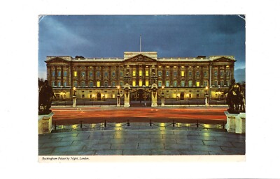 AK Ansichtskarte Buckingham Palace by Night/ London / England