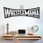WWE Wall Sticker - Wrestlemania Logo Wall Decal Wrestling Mural Art