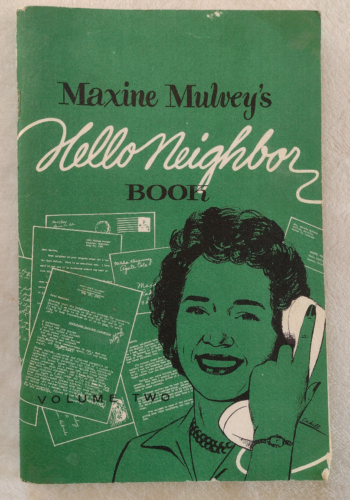 Vintage 1961 Maxine Mulvey Hallo Nachbar Rezeptbuch KOA Radio Denver Colorado - Bild 1 von 3