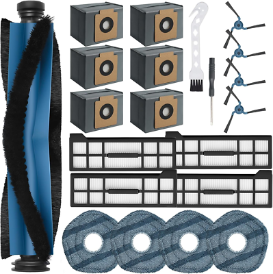 #ad 21Pcs X10 Pro Omni Replacement Parts Kit for Eufy X10 Pro Omni Robot Vacuum Acce $32.63