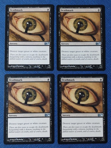 MTG 4x Deathmark x4 NM Core Set 2011 M11 Magic Playset - Picture 2 of 2