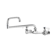 Krowne Metal 12-824L Commercial Splash Mount Faucet 24" Jointed Spout