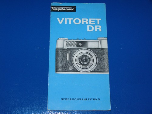Voigtländer Vitoret DR Gebrauchsanleitung Dr 10 / 65 .