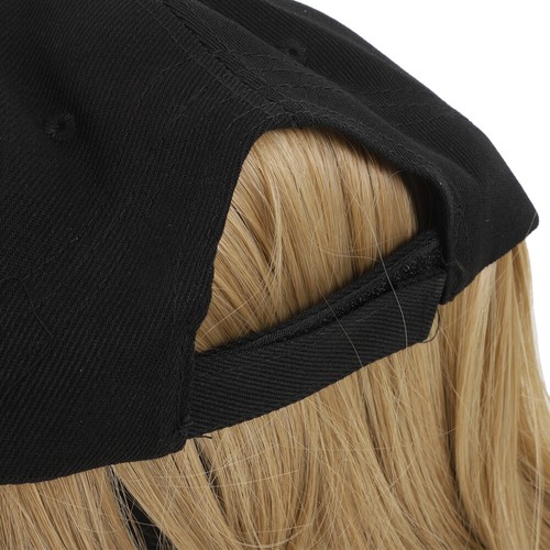 Sun Visor Baseball Hat with Hair Peaked Wigs for Women Baby Women's - Picture 6 of 12