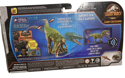 Jurassic World Baryonyx Grim Camp Cretaceous Sound Strike Primal Attack 2020 - Imagen 2 de 9