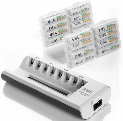 Rechargeable Batteries AA or AAA ALL COUNT 4 8 12 16 Ni-MH lot Battery Charger - Picture 62 of 78