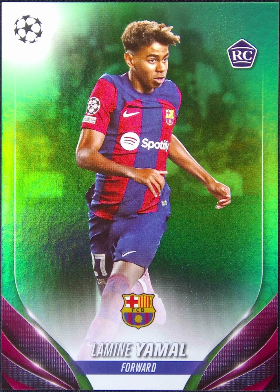 2023-24 Topps UEFA Club Competitions Lamine Yamal #64 for