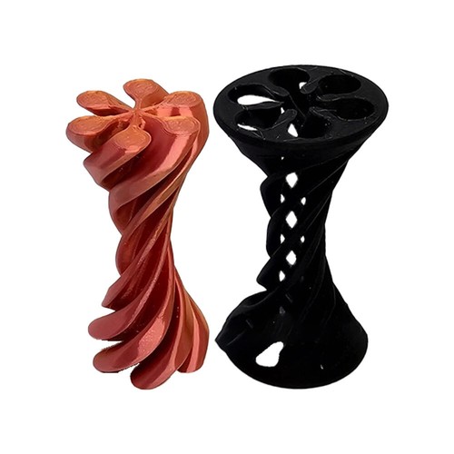 Impossible Pyramid Passthrough Sculpture Helix Screw Fidget Toy Spiral Cone Toy - Picture 20 of 30