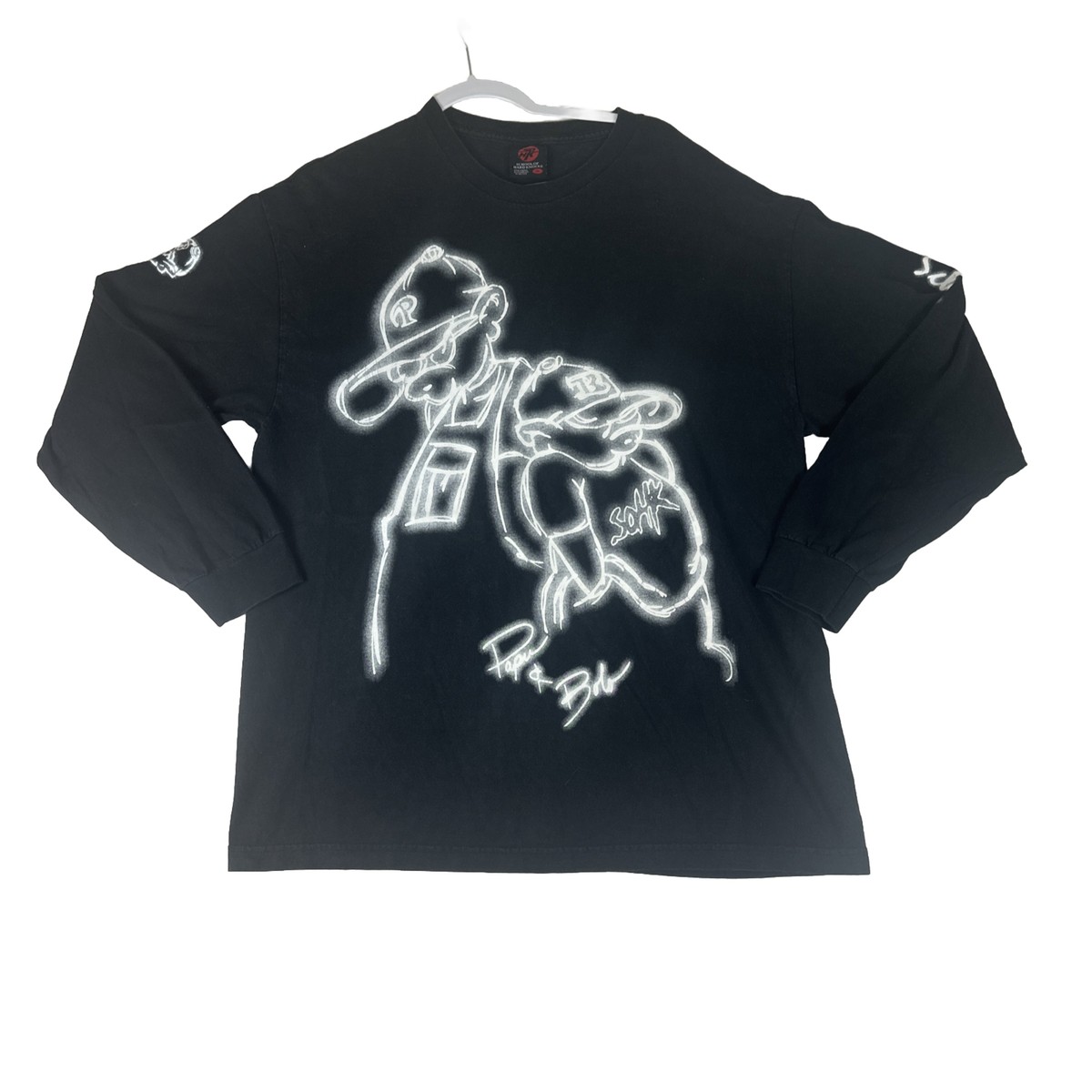 Vintage SOHK School of Hard Knocks Black Long Sleeve Shirt Vintage SOHK School of Hard Knocks Black Long Sleeve Shirt