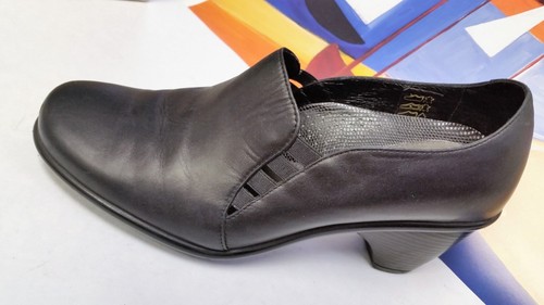 Dansko Professional Full Grain Clogs Trina BLACK Leather Size 37 (6.5-7) EUC - Picture 7 of 9