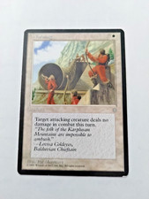 MTG Warning Ice Age Regular Common - Edge wear - See pics