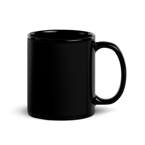 Taza negra brillante God's Fielness - Imagen 5 de 11