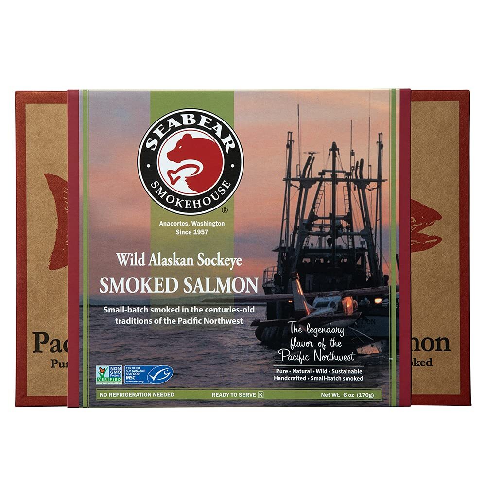 - Salmón ojo ahumado salvaje de Alaska - 6 oz
