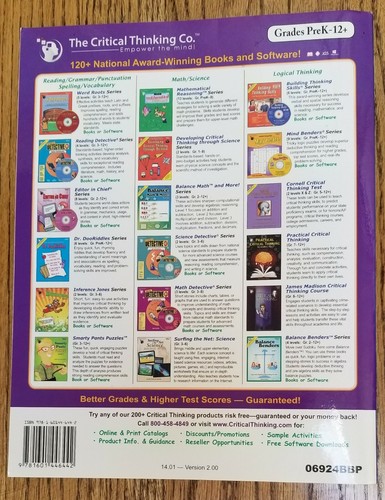 Mathematical Reasoning Middle School Supplement Grade 7 8 9 Darin Beigle PB *New - Bild 2 von 2
