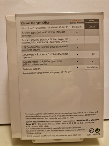 Microsoft Office Pro Plus 2019 - Picture 2 of 2