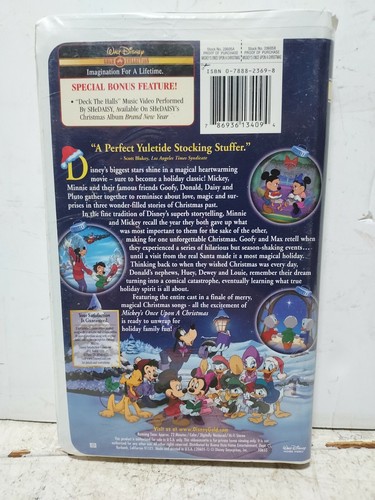 Mickeys Once Upon a Christmas (VHS, 2000, Gold Collection Edition) 20605 - Picture 3 of 4
