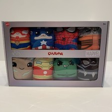 Mattel Cuutopia - Disney 100 Marvel 5  Squishy Plush Dolls - Set of 8 Brand New