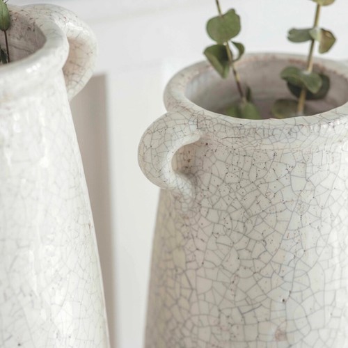 Crackle Glaze Vase - flower vase, utensil holder new home gift - Picture 2 of 5