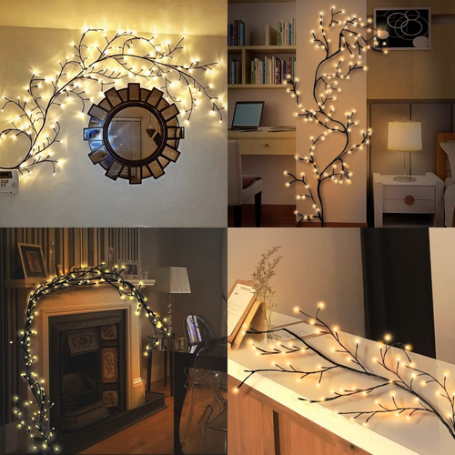 Albero LED Decorazione Domestica Albero Con Luci 144 Led Da Interno Natale Alber - Foto 5 di 10