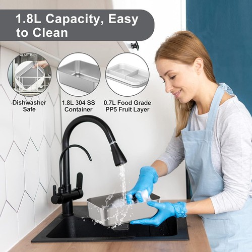 4-in-1 Elektrische Brotdose - Tragbarer Speisenwärmer mit Gabel Löffel und Tragetasche - Bild 5 von 10