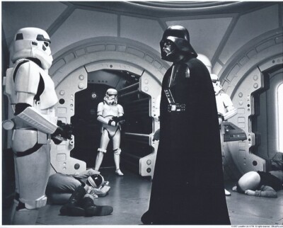 Star Wars Darth Vader　メッセージ&直筆サイン Star Wars Sign Darth Vader YOU DON'T KNOW THE POWER OF THE