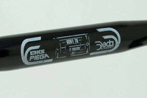 DEDA BIG PIEGA 31.7 HANDLEBAR BARS ROAD RACING VINTAGE OLD OVERSIZE BLACK BIKE - Picture 2 of 7