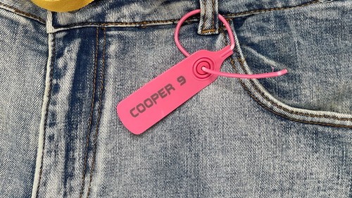 Cooper 9 Los Angeles Men 5 Pocket Striped Graffiti Jean Size 38 (Actual 37.5x30) - Picture 8 of 19